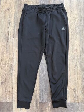 adidas Black Women’s Jogger Sweatpants with Logo